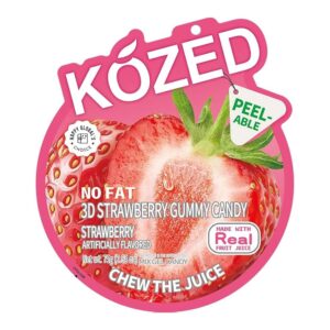 KOZED JUICE TO CHEW 75G GUMMY CANDY – STRAWBERRY