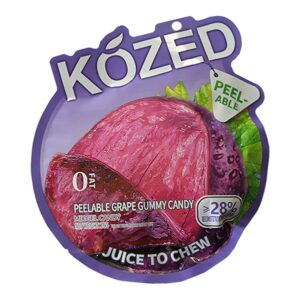 KOZED JUICE TO CHEW 75G GUMMY CANDY – GRAPE
