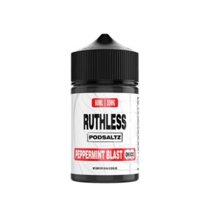 RUTHLESS SALT NIC 60ML/35MG JUICE – PEPPERMINT BLAST ON ICE