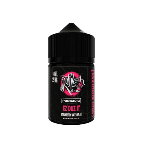 RUTHLESS SALT NIC 60ML/35MG JUICE - EZ DUZ IT