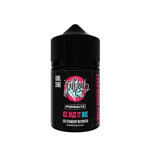 RUTHLESS SALT NIC 60ML/35MG JUICE - EZ DUZ IT ON ICE