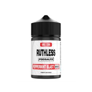 RUTHLESS SALT NIC 60ML/50MG JUICE – PEPPERMINT BLAST ON ICE