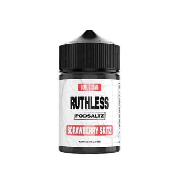 RUTHLESS SALT NIC 60ML/50MG JUICE - SCRAWBERRY SKITZ