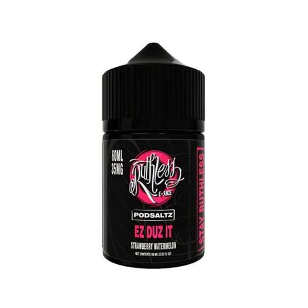 RUTHLESS SALT NIC 60ML/50MG JUICE - EZ DUZ IT
