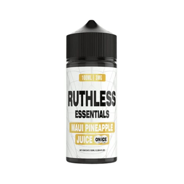 RUTHLESS SALT NIC 100ML/3MG JUICE - MAUI PINEAPPLE JUICE ON ICE