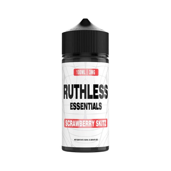 RUTHLESS SALT NIC 100ML/3MG JUICE - SCRAWBERRY SKITZ