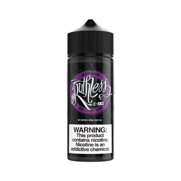 RUTHLESS SALT NIC 120ML/3MG JUICE - GRAPE DRANK