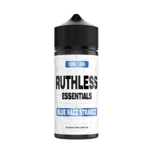 RUTHLESS SALT NIC 100ML/6MG JUICE – BLUERAZZ STRAWZZ