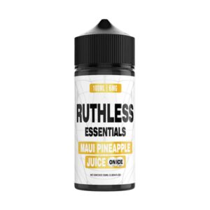 RUTHLESS SALT NIC 100ML/6MG JUICE – MAUI P[INEAPPLE JUICE ON ICE