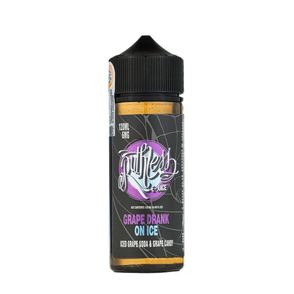 RUTHLESS SALT NIC 120ML/6MG JUICE - GRAPE DRANK ON ICE