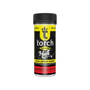 TORCH HULK D9/THCP 15000MG GUMMIES – SOUR LEMON CHERRY