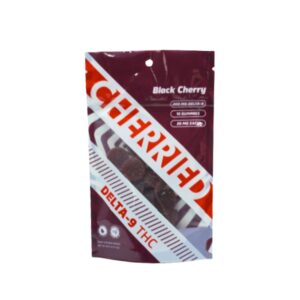 CHERRIED D9THC 20MG GUMMIES – BLACK CHERRY