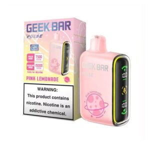 GEEK BAR PULSE 5% NIC 15000 PUFFS DISPOSABLE – PINK LEMONADE