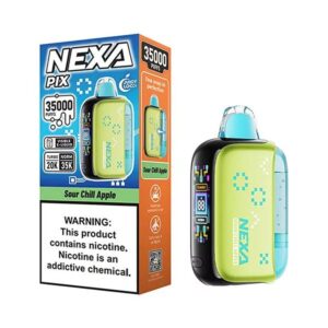 NEXA PIX 35KPUFFS DISPOSABLE – SOUR CHILL APPLE