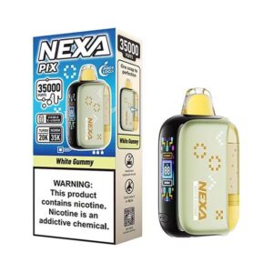 NEXA PIX 35KPUFFS DISPOSABLE – WHITE GUMMY