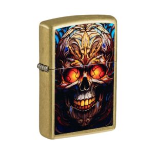 ZIPPO 48267 SKULL DESIGN DESIGN LIGHTER