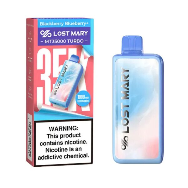 LOST MARY 35KPUFFS 5% NIC DISPOSABLE - BLACKBERRY BLUEBERRY+