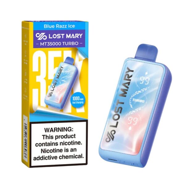 LOST MARY 35KPUFFS 5% NIC DISPOSABLE - BLUE RAZZ ICE