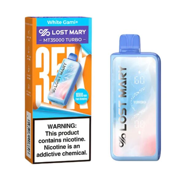 LOST MARY 35KPUFFS 5% NIC DISPOSABLE - WHITE GAMI