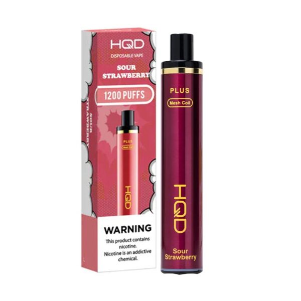 HQD CUVIE PLUS 5% NIC DISPOSABLE - SOUR STRAW