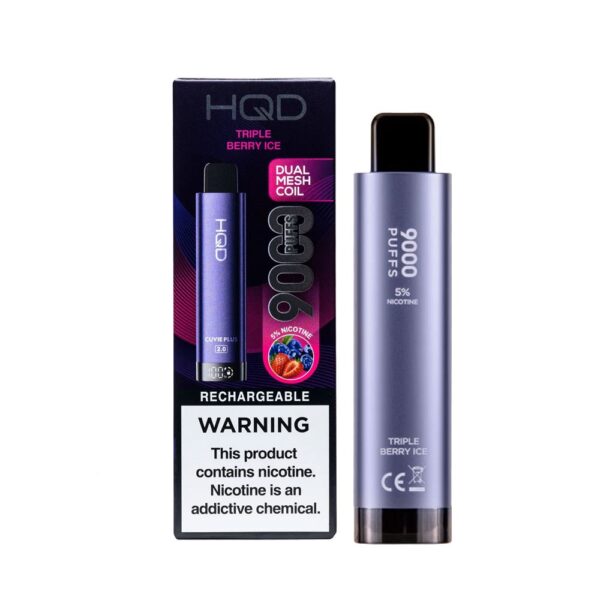 HQD CUVIE PLUS 5% DISPOSABLE - TRIPLE BERRY