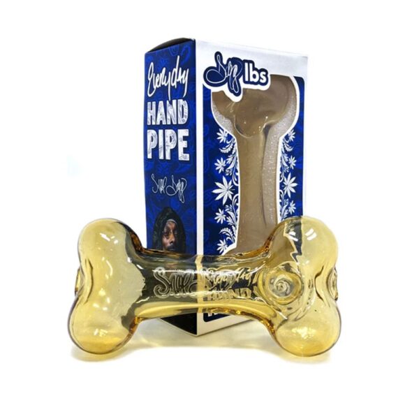 DOGG LBS EVERYDAY 4" DOGG BONE HAND PIPE - GOLD