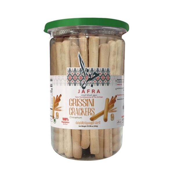 JAFRA 350G GRISSINI CINNAMON CRACKERS