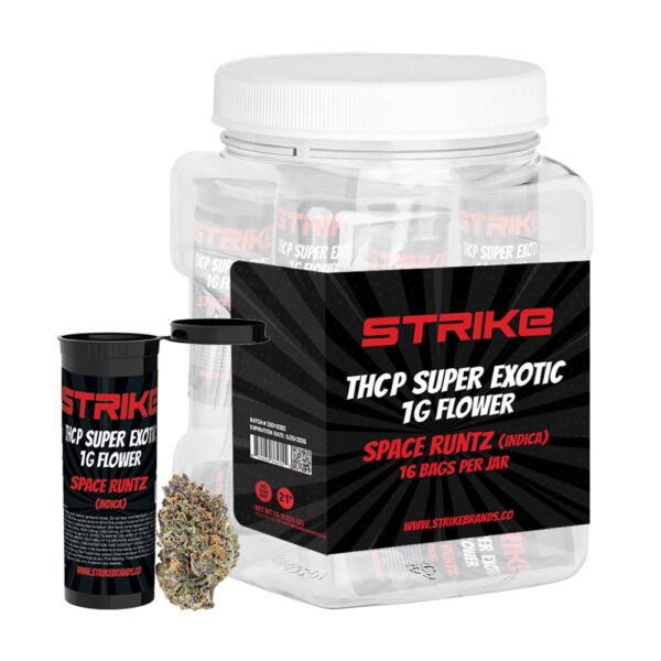 STRIKE THCP 1G FLOWER JAR - SPACE RUNTZ