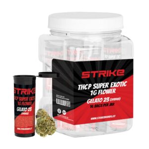 STRIKE THCP 1G FLOWER JAR – GELATO 23