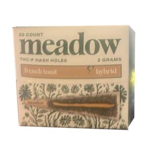MEADOW THCP HASH HOLE 2G PREROLLS HYBRID – FRENCH TOAST