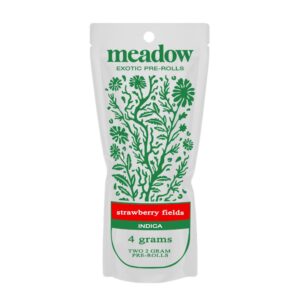 MEADOW THCP EXOTIC 4G 2CTS PREROLLS INDICA – STRAW FIELDS