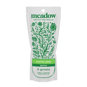 MEADOW THCP EXOTIC 4G 2CTS PREROLLS SATIVA – CACTUS JACK
