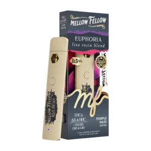 MELLOW FELLOW EUPHORIA BLEND 0.5ML DISPOSABLE SATIVA – PURPLE HAZE