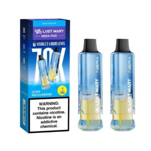 LOST MARY NERA 70KPUFFS 2CT PODS – BLUE RAZZ ICE