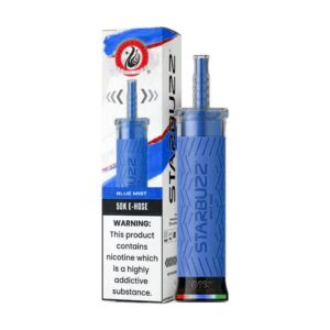 STARBUZZ 50kPUFFS E- HOSE 6MG DISPOSABLE – BLUE MIST