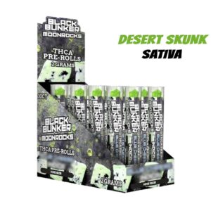 BLACK BUNKER THC MOON ROCKS PREROLLS SATIVA – DESERT SKUNK