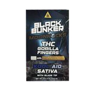 BLACK BUNKER THC GORILLA FINGERS MOON ROCKS 3G PREROLLS SATIVA – KOOL AID