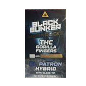 BLACK BUNKER THC GORILLA FINGERS MOON ROCKS 3G PREROLLS HYBRID – EL PATRON