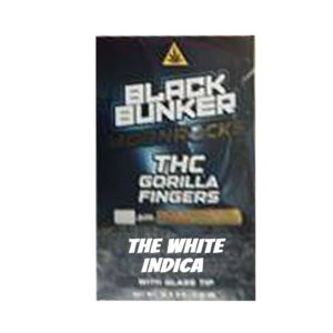BLACK BUNKER THC GORILLA FINGERS DIAMOND 3G PREROLLS INDICA – THE WHITE