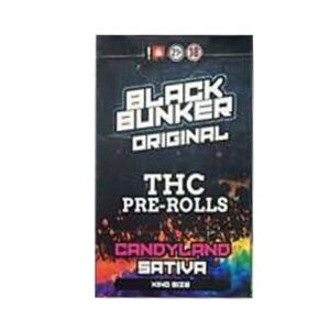 BLACK BUNKER ORIGINAL THC 2G PREROLLS SATIVA – CANDY LAND