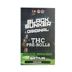 BLACK BUNKER ORIGINAL THC 2G PREROLLS SATIVA – BRUCE BANNER