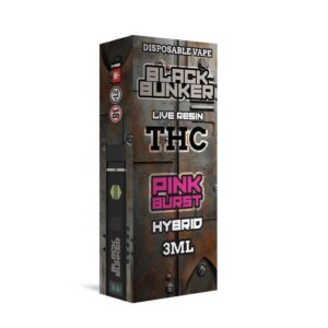 BLACK BUNKER THC LIVE RESIN 3ML DISPOSABLE HYBRID – PINK BURST