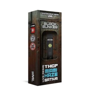 BLACK BUNKER THCP LIVE RESIN 3ML DISPOSABLE SATIVA – MIAMI HAZE