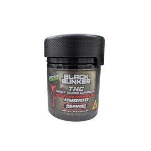 BLACK BUNKER THC 500MG GUMMIES HYBRID – SUPER SOUR WATERMELON