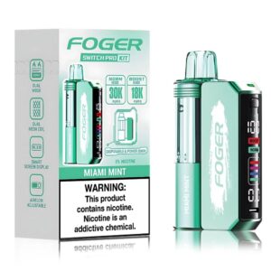 FOGER SWITCH 5%NIC 30KPUFFS PRO KIT – MIAMI MINT