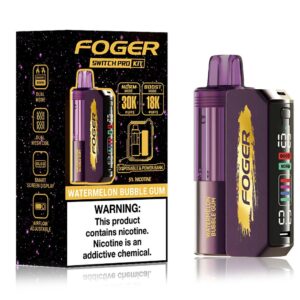 FOGER SWITCH 5%NIC 30KPUFFS PRO KIT – WATERMELON BUBBLEGUM
