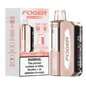 FOGER SWITCH 5%NIC 30KPUFFS PRO KIT – PINEAPPLE COCONUT