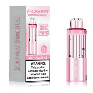 FOGER SWITCH 5%NIC 30KPUFFS DISPOSABLE POD – JUICY PEACH ICE