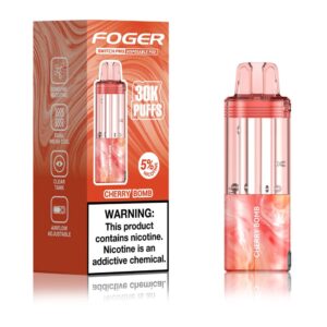 FOGER SWITCH 5%NIC 30KPUFFS DISPOSABLE POD – CHERRY BOMB