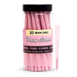 BLAZY SUSAN PINK 98MM CONES JAR